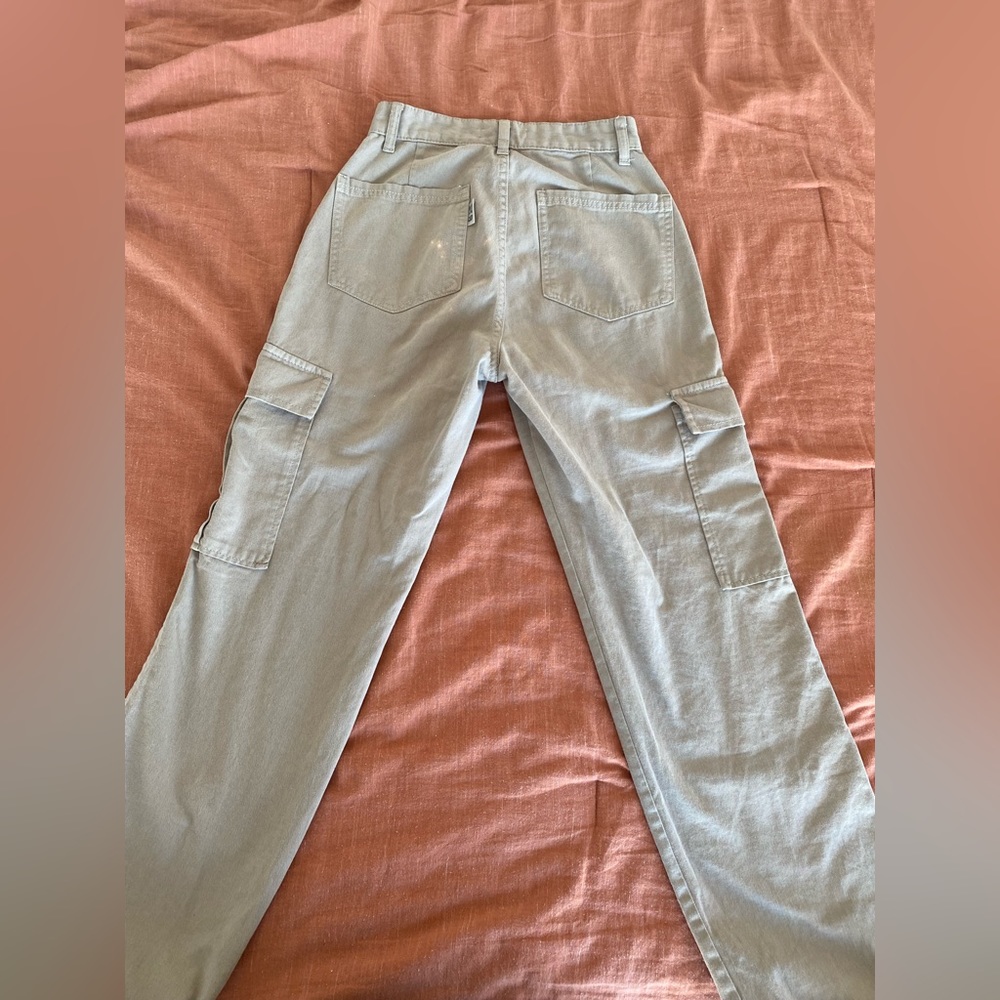 Stradivarius tan cargo pants